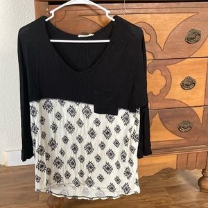 Womens Le Lis blouse top size sm/md